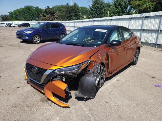 Photo 2 from auction – 2021 NISSAN SENTRA SR with VIN 3N1AB8DV6MY263417