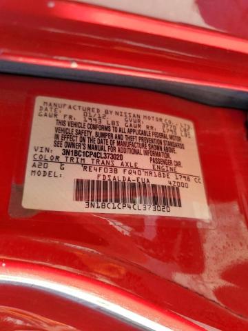 Photo 10 from auction – 2012 NISSAN VERSA S with VIN 3N1BC1CP4CL373020