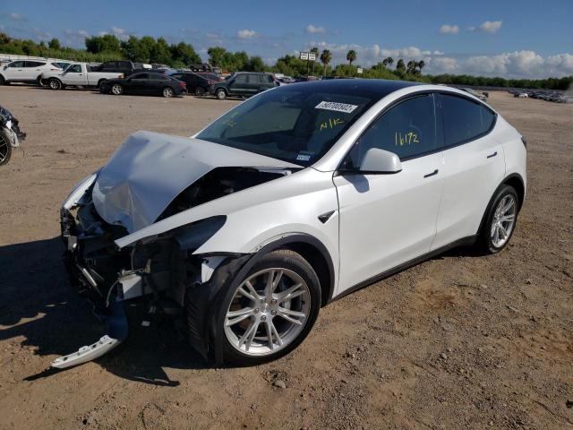 Photo 2 from auction – 2021 TESLA MODEL Y with VIN 5YJYGDEE7MF072332