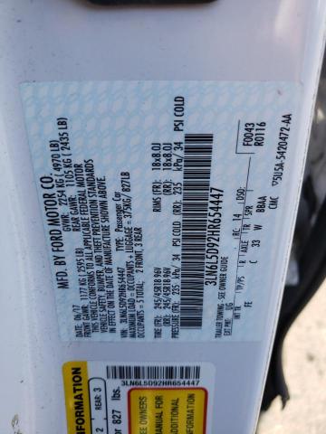 Photo 10 from auction – 2017 LINCOLN MKZ SELECT with VIN 3LN6L5D92HR654447