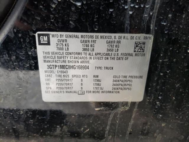 Photo 10 from auction – 2017 GMC SIERRA C15 with VIN 3GTP1MEC8HG168904
