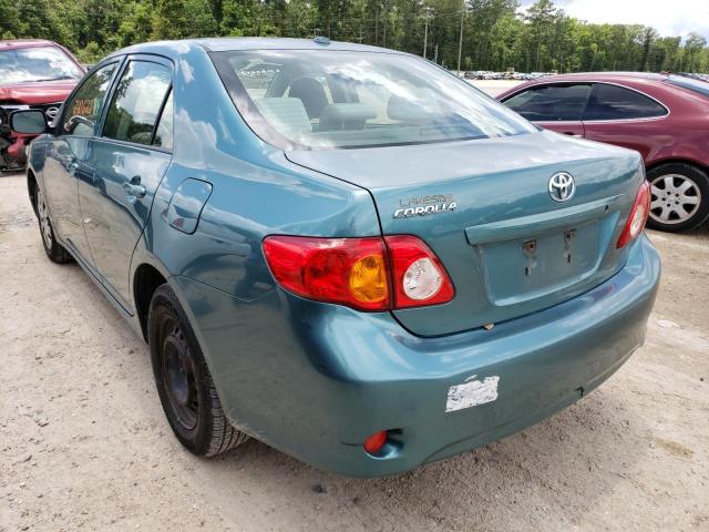Photo 3 from auction – 2009 TOYOTA COROLLA BA with VIN JTDBL40E599038383