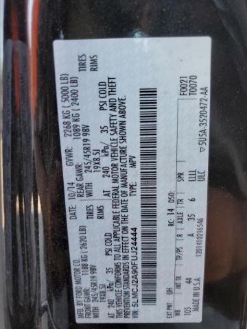 Photo 10 from auction – 2015 LINCOLN MKC with VIN 5LMCJ2A90FUJ24444