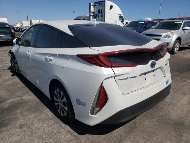 Photo 3 from auction – 2021 TOYOTA PRIUS PRIM with VIN JTDKAMFP7M3170524