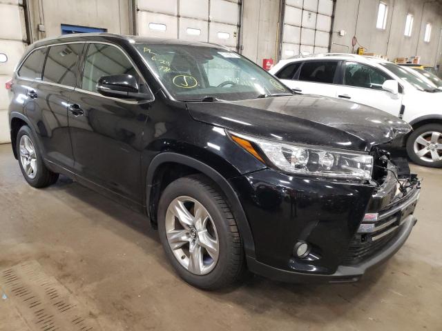 TOYOTA HIGHLANDER 2017 with VIN 5TDDZRFH3HS377049 - Photo from auction