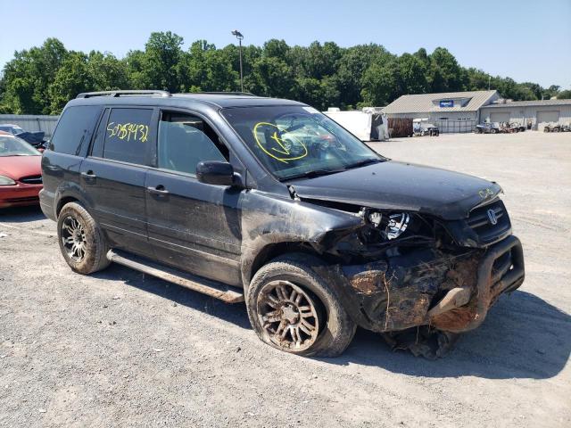 HONDA PILOT EXL 2005 with VIN 2HKYF18625H534336 - Photo from auction
