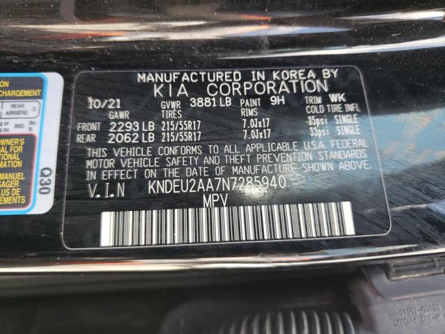 Photo 10 from auction – 2022 KIA SELTOS with VIN KNDEU2AA7N7285940