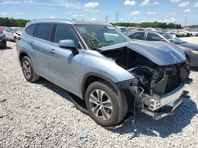 TOYOTA HIGHLANDER 2020 with VIN 5TDGZRAH9LS028409 - Photo from auction