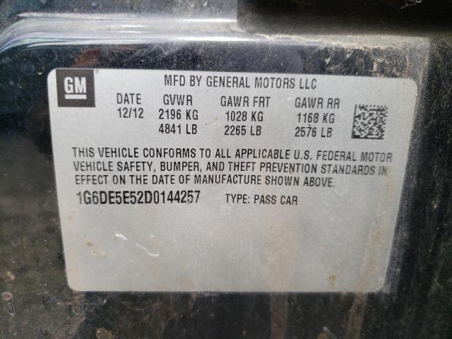 Photo 10 from auction – 2013 CADILLAC CTS LUXURY with VIN 1G6DE5E52D0144257