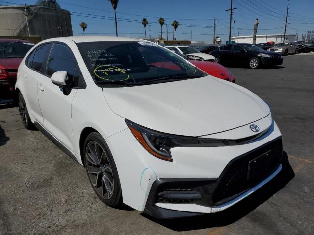 TOYOTA COROLLA SE 2020 with VIN 5YFS4RCE2LP049607 - Photo from auction