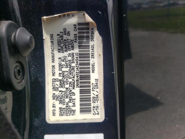 Photo 10 from auction – 2010 TOYOTA COROLLA with VIN 1NXBU4EE1AZ345410