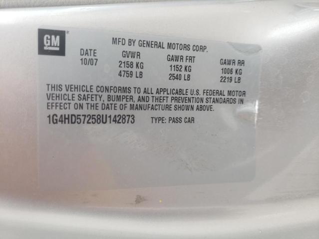 Photo 10 from auction – 2008 BUICK LUCERNE CX with VIN 1G4HD57258U142873