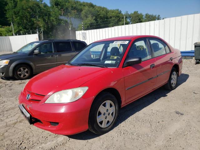 Photo 2 from auction – 2005 HONDA CIVIC DX with VIN 1HGES16455L030179