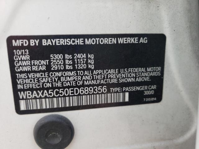 Photo 10 from auction – 2014 BMW 535 D with VIN WBAXA5C50ED689356