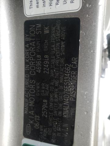 Photo 10 from auction – 2014 KIA CADENZA PR with VIN KNALN4D76E5134662
