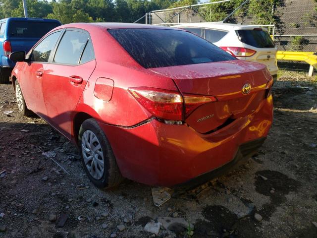 Photo 3 from auction – 2018 TOYOTA COROLLA L with VIN 5YFBURHE2JP806043