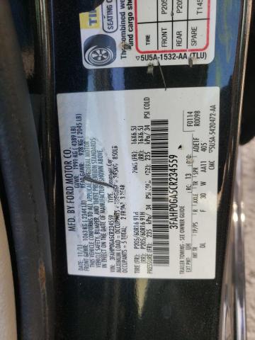 Photo 10 from auction – 2012 FORD FUSION S with VIN 3FAHP0GA5CR234559