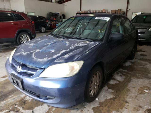 Photo 2 from auction – 2004 HONDA CIVIC LX with VIN 2HGES16504H579664