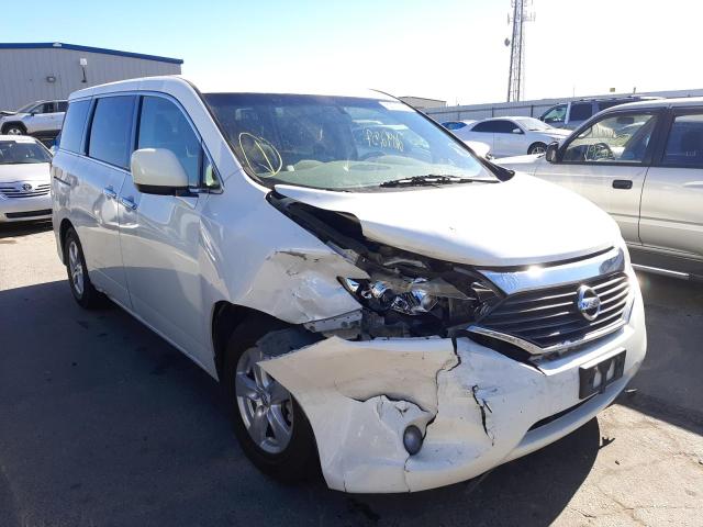 NISSAN QUEST S 2014 with VIN JN8AE2KP7E9102768 - Photo from auction
