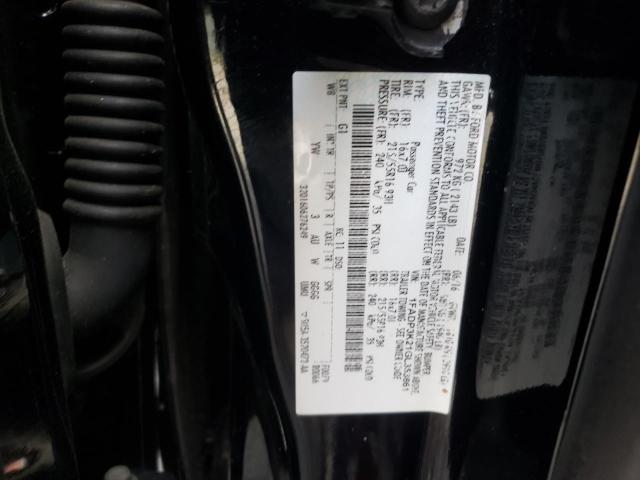 Photo 10 from auction – 2016 FORD FOCUS SE with VIN 1FADP3K21GL353861