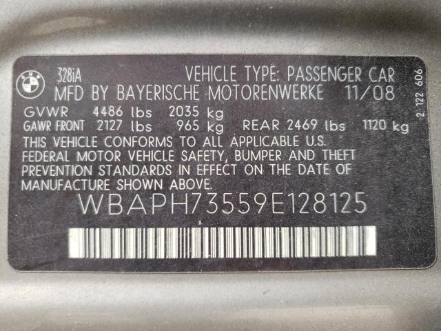 Photo 10 from auction – 2009 BMW 328 I with VIN WBAPH73559E128125