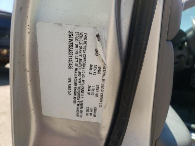 Photo 10 from auction – 2003 BUICK CENTURY CU with VIN 2G4WS52J231145486