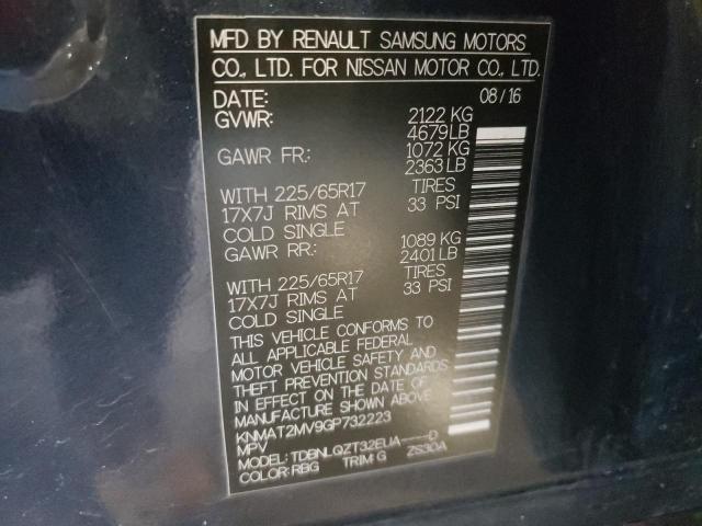 Photo 10 from auction – 2016 NISSAN ROGUE S with VIN KNMAT2MV9GP732223