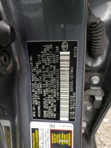 Photo 10 from auction – 2013 TOYOTA CAMRY L with VIN 4T4BF1FK6DR293313
