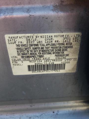 Photo 10 from auction – 2012 NISSAN SENTRA 2.0 with VIN 3N1AB6AP9CL779261