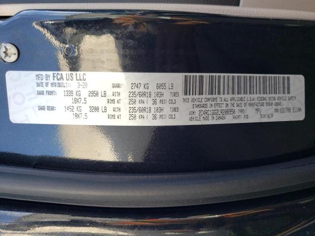 Photo 10 from auction – 2020 CHRYSLER PACIFICA L with VIN 2C4RC1GG2LR208950