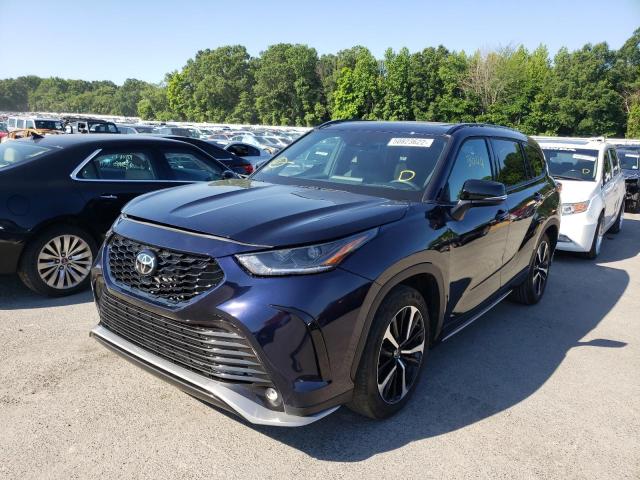 Photo 2 from auction – 2021 TOYOTA HIGHLANDER with VIN 5TDJZRBH5MS132630