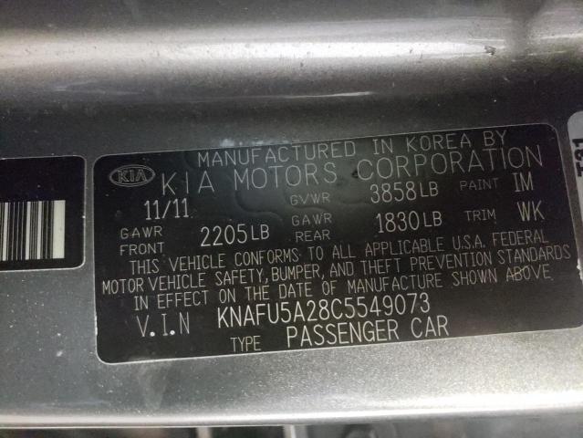 Photo 10 from auction – 2012 KIA FORTE EX with VIN KNAFU5A28C5549073