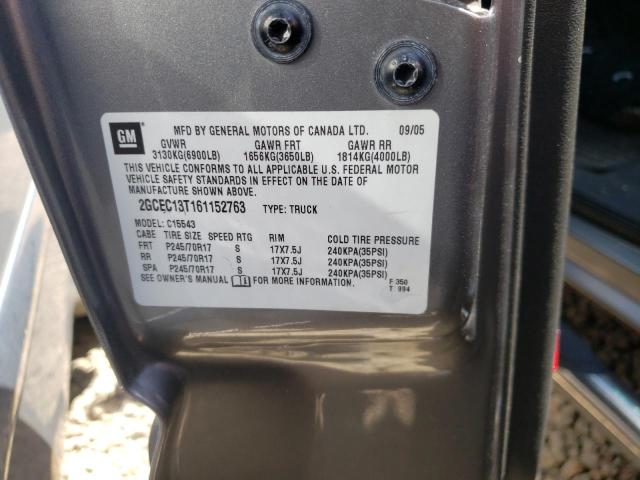 Photo 10 from auction – 2006 CHEVROLET SILVERADO with VIN 2GCEC13T161152763