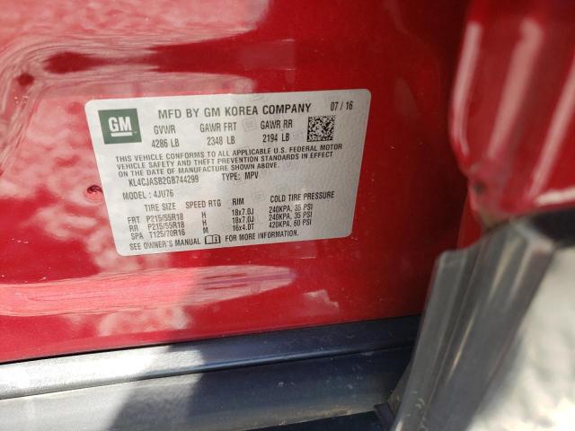 Photo 10 from auction – 2016 BUICK ENCORE with VIN KL4CJASB2GB744299