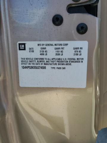 Photo 10 from auction – 2005 BUICK LESABRE CU with VIN 1G4HP52KX5U274506