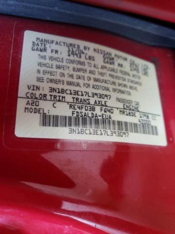 Photo 10 from auction – 2007 NISSAN VERSA S with VIN 3N1BC13E17L393097