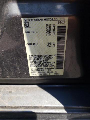 Photo 10 from auction – 2017 NISSAN ALTIMA 2.5 with VIN 1N4AL3AP0HC246605