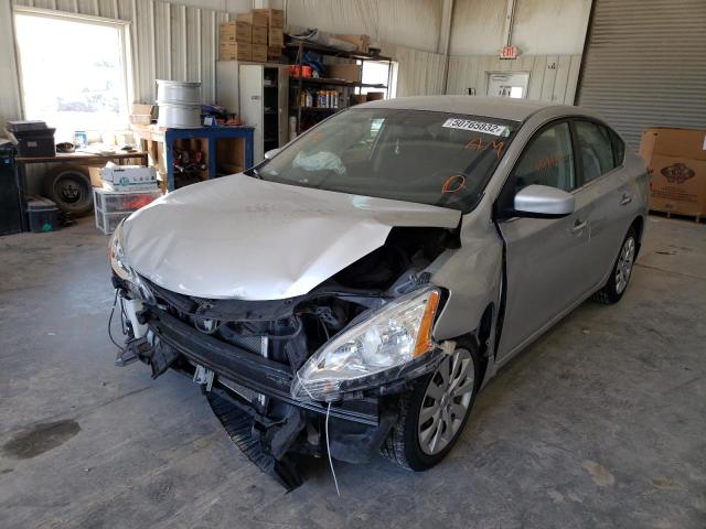 Photo 2 from auction – 2015 NISSAN SENTRA S with VIN 3N1AB7AP6FL657791