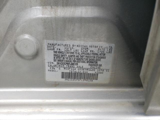Photo 10 from auction – 2015 NISSAN VERSA NOTE with VIN 3N1CE2CP5FL398128