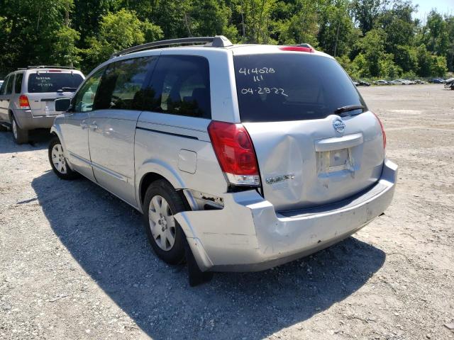 Photo 3 from auction – 2005 NISSAN QUEST S with VIN 5N1BV28U35N127697