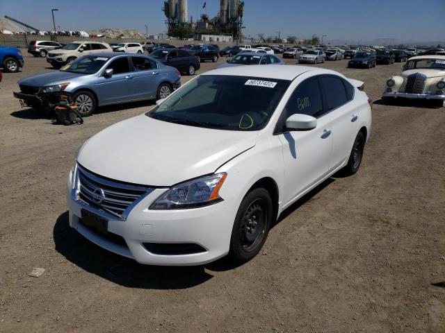 Photo 2 from auction – 2015 NISSAN SENTRA S with VIN 3N1AB7AP0FL670908