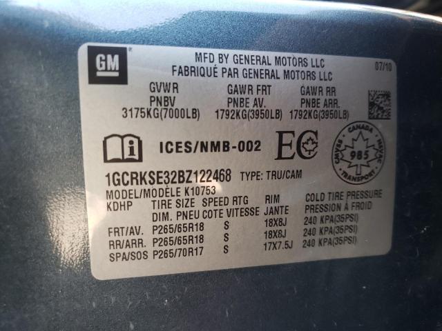 Photo 10 from auction – 2011 CHEVROLET SILVERADO with VIN 1GCRKSE32BZ122468