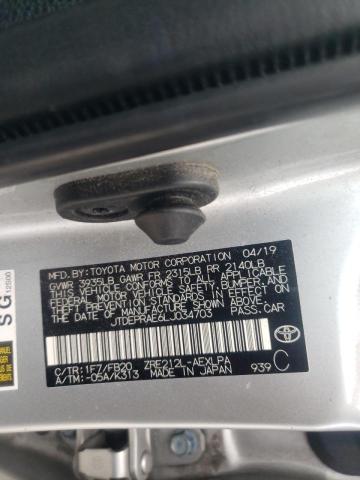 Photo 10 from auction – 2020 TOYOTA COROLLA LE with VIN JTDEPRAE6LJ034703