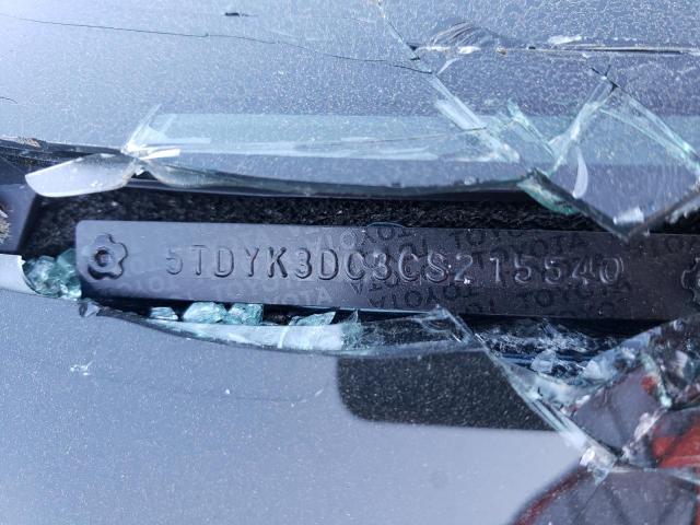 Photo 10 from auction – 2012 TOYOTA SIENNA XLE with VIN 5TDYK3DC3CS215540
