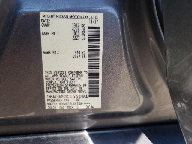 Photo 10 from auction – 2018 NISSAN ALTIMA 2.5 with VIN 1N4AL3AP3JC155091