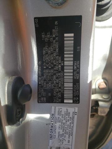 Photo 10 from auction – 2003 TOYOTA HIGHLANDER with VIN JTEGD21A930070957