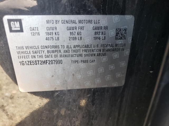 Photo 10 from auction – 2017 CHEVROLET MALIBU LT with VIN 1G1ZE5ST2HF207990
