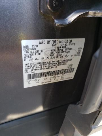 Photo 10 from auction – 2011 FORD EXPLORER with VIN 1FMHK8D80BGA47210