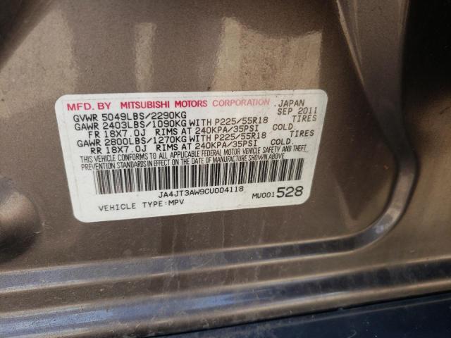 Photo 10 from auction – 2012 MITSUBISHI OUTLANDER with VIN JA4JT3AW9CU004118