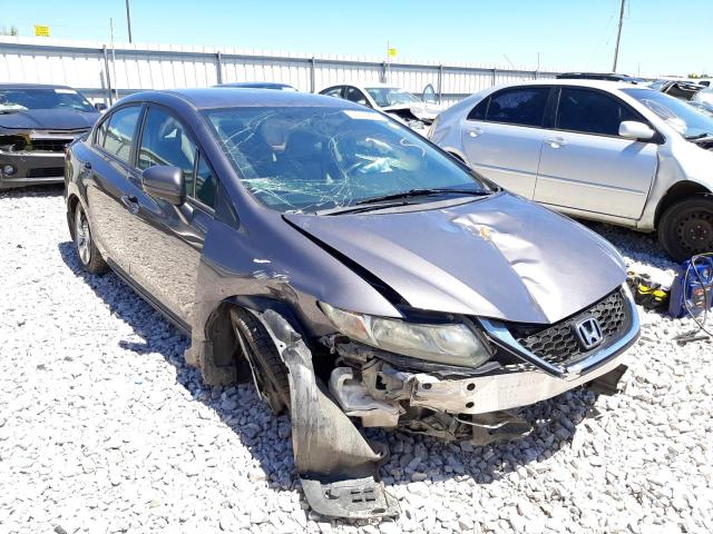 HONDA CIVIC LX 2015 with VIN 19XFB2F5XFE104501 - Photo from auction